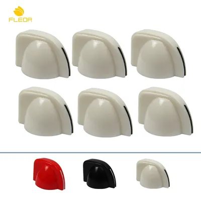 FLEOR 6pcs Small Chicken Head Knobs Guitar Knobs Effects Pedal Amp Amplifier Knobs Guitar