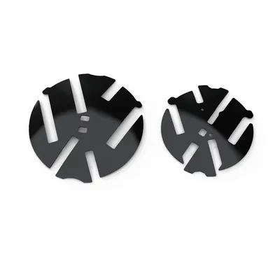 For VW Golf MK7 GTI GTD R Rline 2013-2017 Replacement Badge 138mm Front Grille Logo Background +