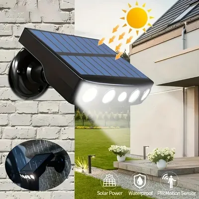 Powerful 4 LED Solar Security Lights Outdoor Decor Sensor Motion 3 Modes Street Waterproof Lamp Wall