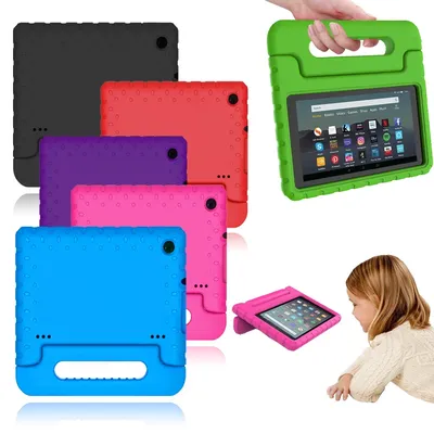 For Amazon Fire 8 2020 Plus 2020/Fire 7 5th 7th 9th Tablet Childs EVA Case Anti-fall Tablet Stand