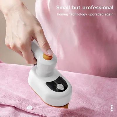 Handheld Mini Steam Iron Portable Clothing Leveling Tool Essential for Travel Collapsible Spray Iron