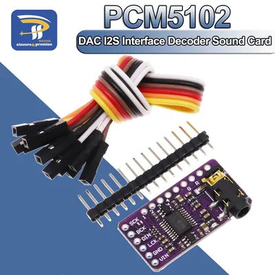 PCM5102 DAC I2S Interface Decoder Sound Card Board Digital Audio GY-PCM5102 PHAT Format Player