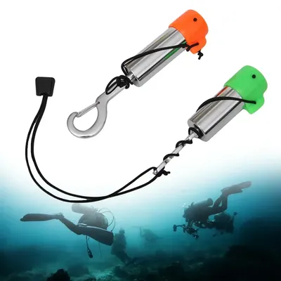 Scuba Diving Safety Tank Signal Shaker Rattle Noise Maker Stainless Steel Underwater Rattle