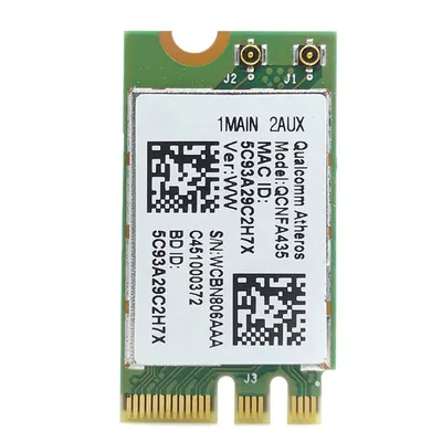 Wireless Adapter Card for Qualcomm Atheros QCA9377 QCNFA435 802.11AC 2.4G/5G NGFF WIFI CARD