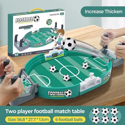 Soccer Table Football Board Game For Family Party Game Tabletop Play Ball Soccer Toys Portable Sport