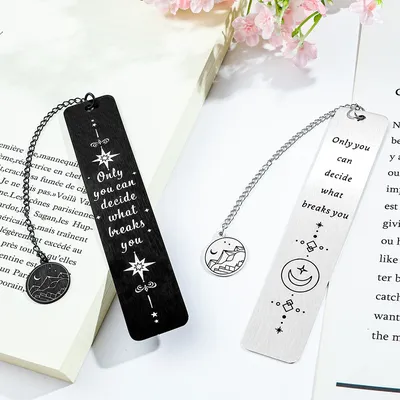 Acotar Women's Inspirational Bookmark Gifts Anime Fans Collect Girls' Metal Bookmarks Book Friends