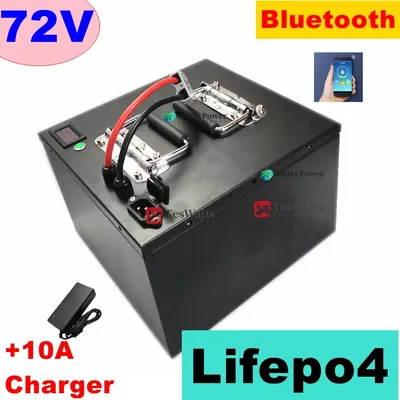 LRKK72V 60AH 100AH LifePo4 Lithium Battery, Golf Cart, Electric Vehicle+10Charger