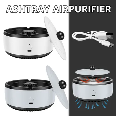 2 in 1 Purifier Ashtray Filtering Second-Hand Smoke From Cigarettes Remove Odor Smoking Accessories