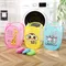 Cartoon Printed Foldable Laundry Basket Nylon Mesh Dirty Clothes Hamper Storage Bin Simple Modern Fabric for Home Organization