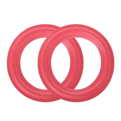 2 Pieces 4/5/6.5/8/10/12 inch Red Speaker Foam Surround Subwoofer Woofer Speaker Repair DIY Part
