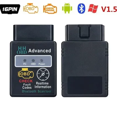 Mini ELM327 OBD2 Scanner V1.5 Bluetooth OBD Car Diagnostic Tool Code Reader For Android Windows IOS