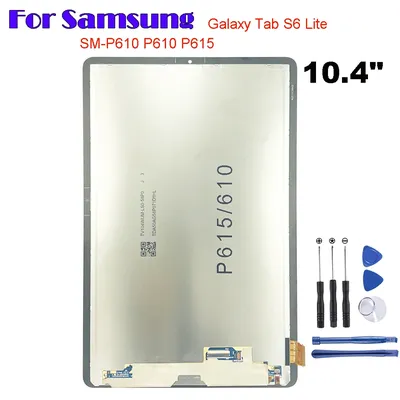 For Samsung Galaxy Tab S6 Lite 10.4 P610 P615 SM-P610 SM-P615 SM-P615N SM-P617 LCD Display Touch