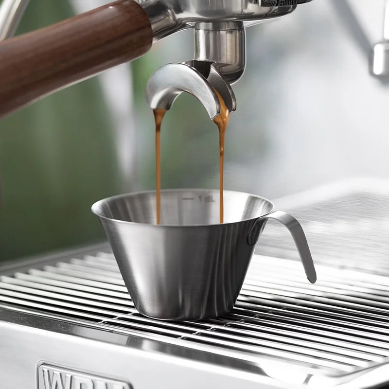 1/3pcs Stainless Steel Measuring Cup 3.5oz Coffee Shot Cup With Handle Precision Scale for Espresso Milk Latte Art Baristas Tool