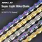 Nanlio Bike Chain X8 X9 X10 X11 X12 MTB Road Bicycle Chains,Variable Speed Chain 116/126L High