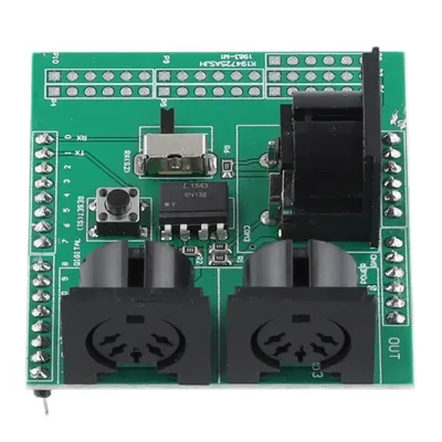 MIDI Shield Digital Interface Adapter Board Module MIDI IN/MIDI OUT/MIDI THRU Ports High Presision