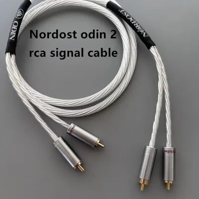 Nordost odin 2 hi-end high fidelity fever audio rca signal cable dual lotus sterling silver audio