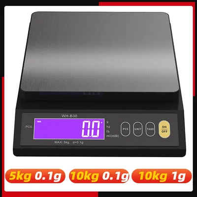 5kg/10kg Digital Electronic Kitchen Scale Household Multifunction Stainless Steel Measuring Weighing
