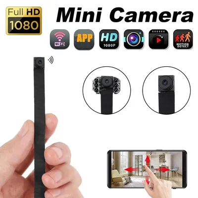 Wifi Camera DIY Portable Mini Camara Wifi 4K Micro Camcorder P2P Wireless Webcam Video Recorder Home