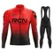 2023 RCN Autumn Cycling Set Long Sleeve Jersey Bike Uniform Sports Bicycle Clothing MTB Clothes Wear