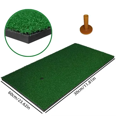 Golf Exercise Mat EVA Indoor Outdoor Golf Swing Practice Mat Garden Grassland Golf Training