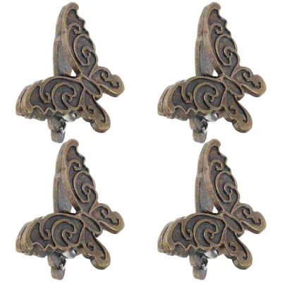 Adhesive Butterfly Journal for Crafts Notebook Clips Organizer Adhesive Zinc Alloy Paper Metal