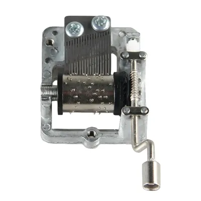 Mini Hand Cranking Music Movement Five Songs Choice DIY Music Box Home Decorative Collectibles