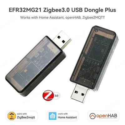 EFR32MG21 Zigbee 3.0 USB Dongle Plus Universal Open Source Zigbee Gateway Works with Home Assistant