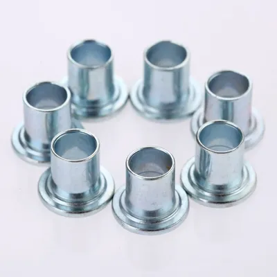 16 Pcs Silver Iron Roller Skate Wheels Accessories Center Bearing Bushing Spacers for 608 /688