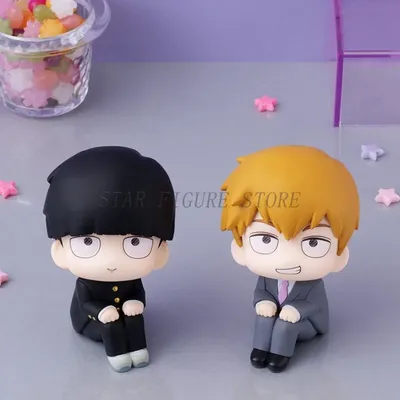Mob Psycho 100 Figures Kageyama Shigeo Reigen Arataka Action Figure PVC Collection Look Up Mobu