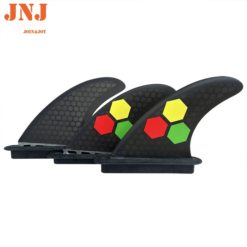 JNJ FUTURE Fiberglass AM1 And AM2 Surfboard Fins Thruster