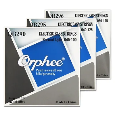 Orphee QB Bass Guitar Strings Normal Light Nickel Alloy Hexagonal Core Nano Coated Electric Bass
