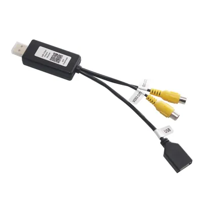 Plug and Play USB Video Output CVBS Adapter Box for Android Multimedia System with USB HUB