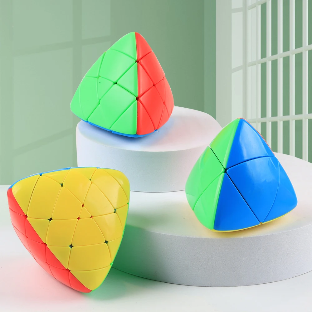 SENGSO Magic Cube Mastermorphix 2x2 3x3 Alien Series Special Shape Magic Cube Profession Puzzle Kids Educational Toys