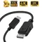 144Hz DisplayPort Cable 1.2 Display-Port Monitor Cable 4K 60Hz DisplayPort Male to Male cable for