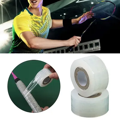 Backing Cushion Badminton Racket Overgrip Transparent Handle Wrap Towel Sweatband Priming Film