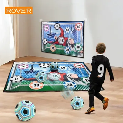 Soccer Game Mat Set Outdoor Indoor Soccer Toys Multiplayer Competitive Soccer Games Children