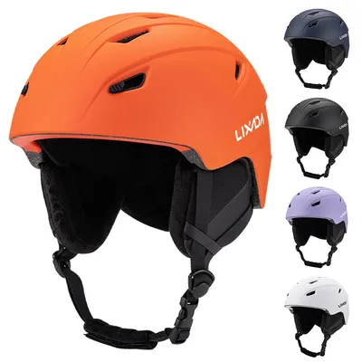 Integrated Warm Ski Helmet Adjustable Lightweight Comfortable Snowboard Helmet
