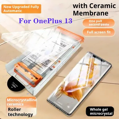 OnePlus13 Roller Second Stickers Curved Screen Protector For OnePlus 13 Ceramic Film One Plus 13 Soft Curved Full Coverage 1+ 13