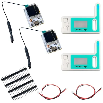 2Sets ESP32 LoRa V3 Development Board 868MHz 915MHz SX1262 0.96 Inch OLED Display BT WIFI Lora Kit