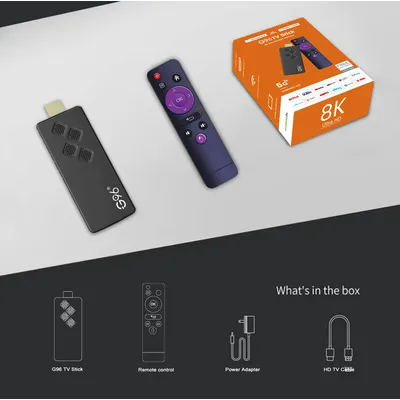 Global Version Android 13 G96 TV Stick 8K HDR Portable Streaming Media 2GB16GB Allwinner H313 Quad