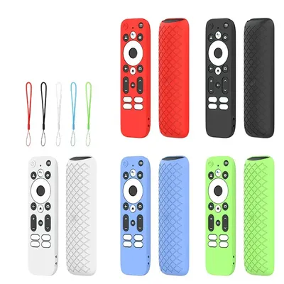 Silicone Remote Control Case Shockproof Plain Color Remote Protector Protective Case for Onn.