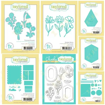 New Label Stacklets Flowers Metal Cutting Dies Stamps Scrapbook Diary Decoration Embossing Cut Dies