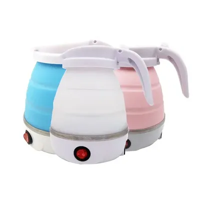 Electric Kettle Mini Foldable Water Heater 600ml Home Hot Water Kettle Portable Kitchen Kettle 220V