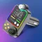 VIKEFON Car Bluetooth Quick Charger Car Cigarette Lighter Call Hands-free EQ Atmosphere Light MP3