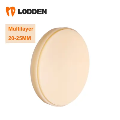 Pmma Dental 98mm Multilayer Block Material Dentistry Preshade Multi-layer Resin Disc CAD/CAM Lab