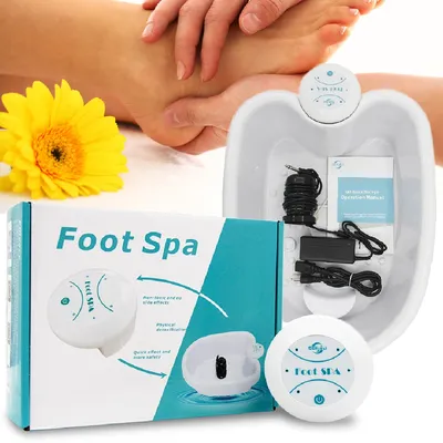 Detox Ion Electric Mini Foot Spa Bath Massager Machine FootBath Cleanse Footspa Vibrat Whirlpool