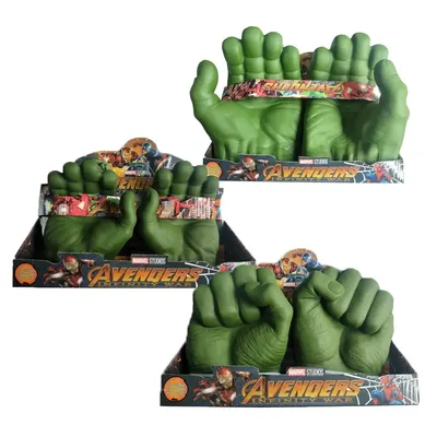 Avengers Alliance Super English Hulk Gloves Hulk Grip Fist Gloves Children Adult Style Cos