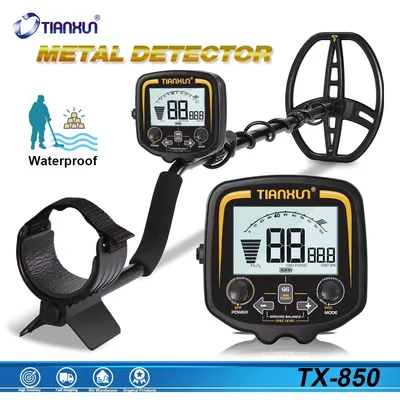 TX-850 Metal Detector Underground Professional Depth 2.5m Scanner Search Finder Gold Detector