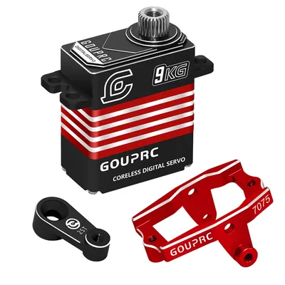 9KG RC Digital Micro Servo with Servo Mount Bracket and Arm Digital Servo Coreless Motor Servo for