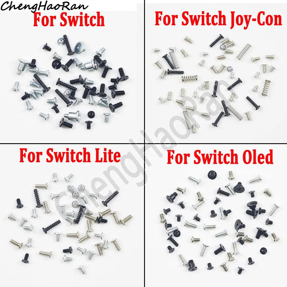 1 Set High Quality Full Set Screws For Switch Joy-Con NS Oled Lite Pro Console Housing Screws Installation Repair Replace Parts